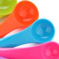 MA 5 Pcs/Set Colorful Plastic Kitchen Measuring Cups Sugar Cake Baking Spoon-colorful. 