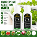 Liquid Fertilizer AB Two Part Set Liquid Hydroponic Garden Plant Food Plant Fertilizer for All Plants Flowers Vegetables Grass. 