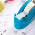 Deli 808 Tape Dispenser for Professional Use (Multicolor). 