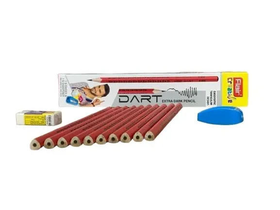 FLAIR%20Creative%20DART%202B%20Graphite%20Pencils%20Pack%20of%2010%20Extra%20Dark%20Lead%20-%20Image%204