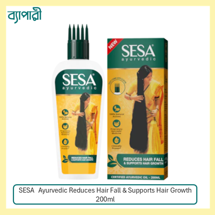 SESA   Ayurvedic Reduces Hair Fall & Supports Hair Growth 200ml