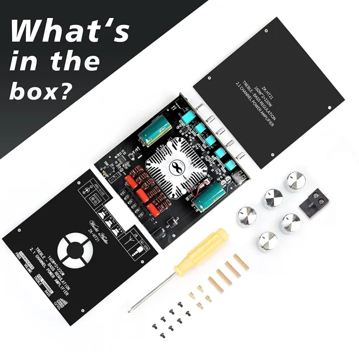 ZK-HT21%202.1%20Channel%20Power%20Amplifier%20Board%20160W*2%20+%20220W%20Bluetooth%20Power%20Amp%20-%20Image%202