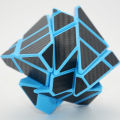 Fangcun Ghost Guimo Cube 3x3 Blue Strange-shape Cube Magic Cube Puzzle Hollow Sticker Speed Cube Educational Toys 3x3 Ghost Cube. 