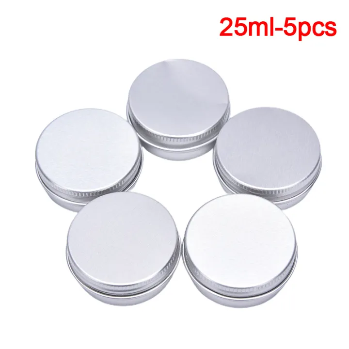 5Pcs%20Aluminum%20Mini%20Round%20Tin%20Metal%20Container%20Bottles%20Storage%20Jar%20Screw%20Lids%20Box%20-%20Image%202