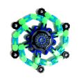 Luminous Fidget Spinners Glow in The Dark Fingertip Gyro DIY Deformable Robot Funny Sensory Fidget Toys Decompression Spinner Birthday Gifts for Kids Adults. 