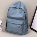 【Tech-savvy】 Women Schoolbag Waterproof Large Capacity School Backpack Smooth Zipper Solid Color Teens Girl Casual Daypack Bag Student Supply. 