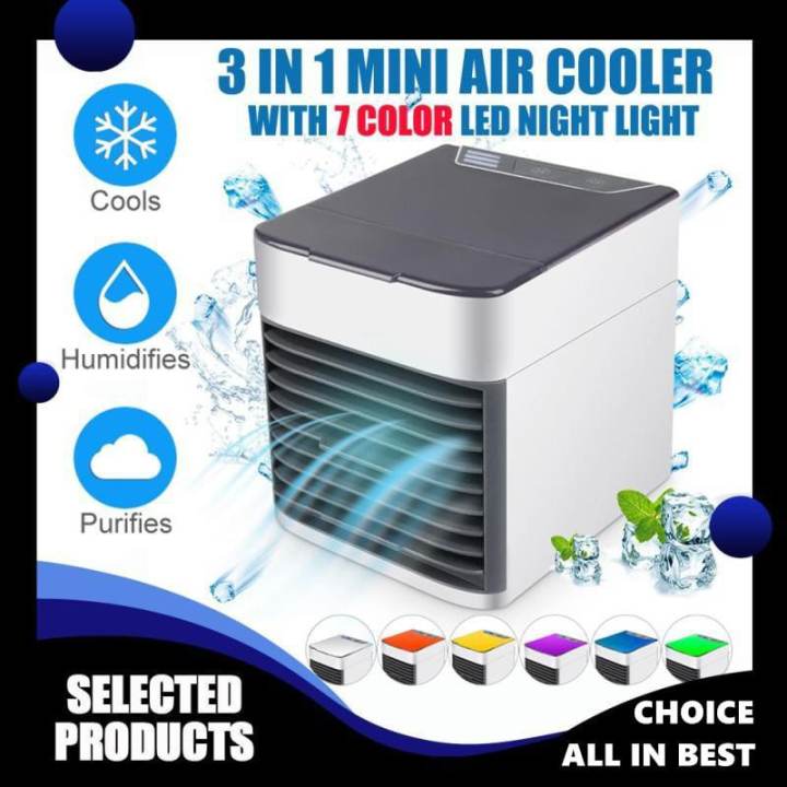 Mini air conditioner for car Air Cooling Fan for car Air Ultra Compact Portable Evaporative Air Cooler Suitable car home / New Portable Arctic air ultra portable air conditioning fan USB mini air cooler