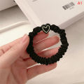 Elastic Hair Bands for Girls Simple Heart Ponytail Scrunchie Rubber Band Hair Ties Headband Hair Accessories. 