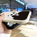 Hontinga for OPPO A16 Back Cover PU Leather Cartoon Ice Bear Case Soft Silicone Edge Phone Cases.