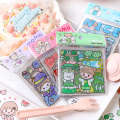 20 free cutting cute girl heart material for handmade tents, children's Guka DIY water cup cartoon stickers. 
