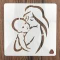 Stencil for Wall & Fashion Painting Template 10in by 8in.. 