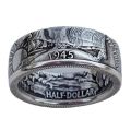 【Innovative design】Yuanjing temu Antique Coin Morgan Beauty Carved Men's 1945 Ring Children's Women's Jewelry. 