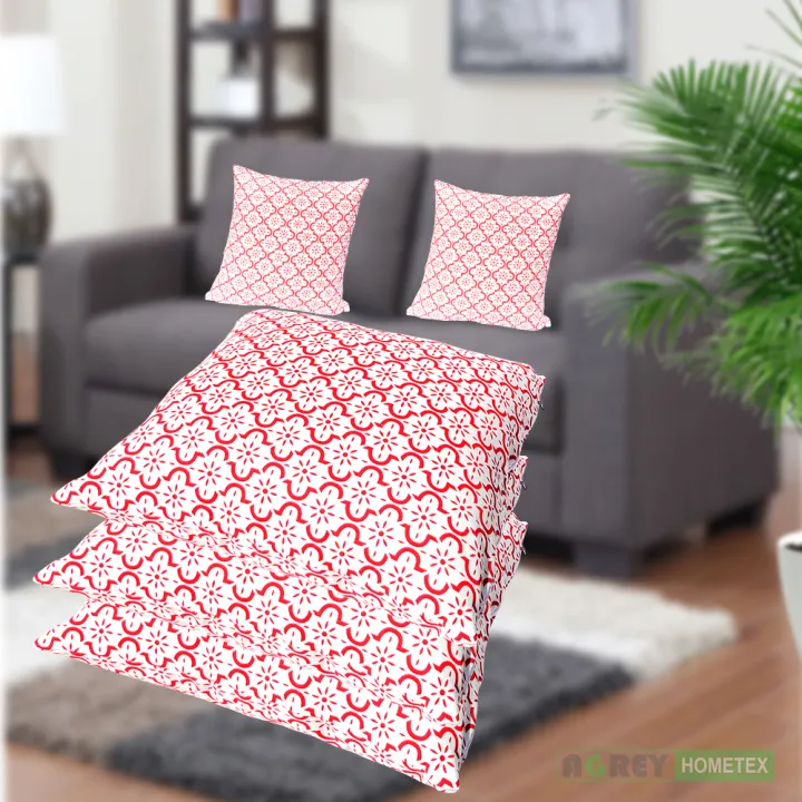 Fiber%20Cushion%20with%20Cover,%20White%20&%20Red,%20(18"x18"),%20Set%20of%205%20-%20Image%208