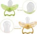 1Ps AntiDust Silicone Pacifier with Cover Round Head (Color as per stock).