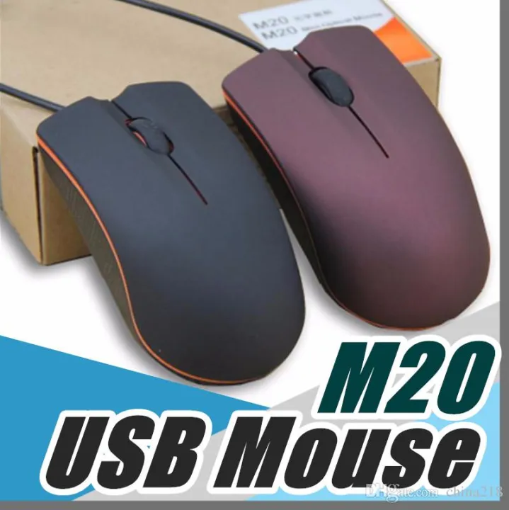 Lenovo-Mini-M20%20Wired%20Mouse%201200Dpi%20Optical%20Usb%202.0%20-%20Pro%20Gaming%20Mouse%20Optical%20Mice%20Frosted%20Surface%20For%20Computer%20Pc%20&%20Laptop%20-%20Image%205