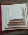 Premium Quality White Blank Canvas Set, Artist Canvas Board Wood Painti Drawing, Acrylic Pouring, Suitable for Both Oil and Acrylic Paints (4x4-5x5-6x6-8x8-10x10-12x12 inch) 6/5 pcs combo set.