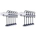 10 PCS Streetlight Shape Wedding Party Reception Place Card Holder Number Name Table Menu Picture with A Card. 