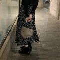 Skirts Women Design High Waist Summer Loose Trendy Elegant Artistic BF A-Line All-match Print Lovely Ins Casual Tender Aesthetic. 
