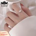 （New）Carat Finger Ring Eye-catching Female Butterfly Ring Jewelry Acceorie. 