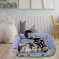 Rectangle Small Dogs Bed Comfort Puppy Bed Pet Cushion for Cats Kitten 50cmx40cm. 