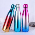 500Ml Double-Wall Insulated Vacuum Flask Stainless Steel Water Bottle For Girls Colorful Bpa Free Thermos For Sport Water Bottle.