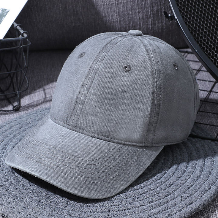 Men's%20Washed%20Pure%20Color%20Cap%20Baseball%20Cap%20-%20Image%205