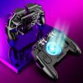 【Expert Recommended】 Six Finger For PUBG Game Controller Gamepad Trigger Gaming Button Cooling Fan Joystick For IOS/Android, PC. 