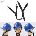 Hard Hat Chin Strap Safety Chin Strap with Buckle with Chin Cup Easy to Install Durable for Construction Hard Hat Replacement Part , Black.