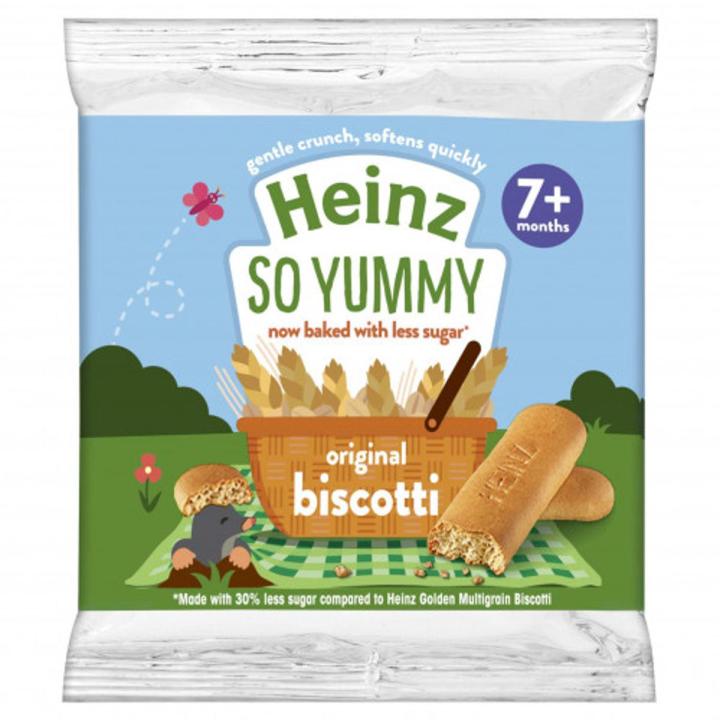 Heinz So Yummy Oreginal Biscotti Snack (7M) 60gm