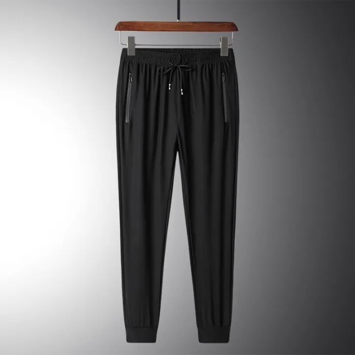 Kan%20Ice%20Silk%20Men'S%20Summer%20Ultra%20Thin%20Quick%20Drying%20Srts%20Leisure%209-int%20Pants%20Trend%20Loose%20Large%20Air%20Conditioning%20Trousers%20-%20Image%202