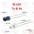 5Pair- IR Transmitter & Receiver LED Sensor 5mm 940nm IR LED Light Infrared Transmitter Receiver TX RX LED Sensor Light 5mm. 
