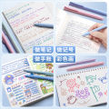 Color Gel Pen Ball Pen Special Morandi Color Press Good-looking Suit Mark Ballpoint Pen Notes. 