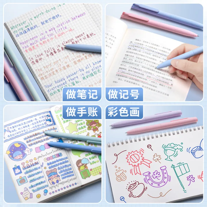 Color%20Gel%20Pen%20Ball%20Pen%20Special%20Morandi%20Color%20Press%20Good-looking%20Suit%20Mark%20Ballpoint%20Pen%20Notes%20-%20Image%205
