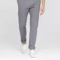 Slim-Fit Chino Gabardine Pants - Dark Ash - Formal Pant For Men - প্যান্ট ছেলেদের.