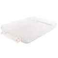 2Pcs File Storage Box Desktop Examination A4 Paper Document Storage Box Transparent Data Finishing File Box. 