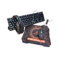 Jertech Victory CT4-01 Backlit 4 In 1 Gaming Combo (Keyboard, Mouse, Headphone and Mouse Pad). 