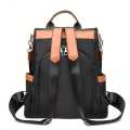 Women Large Capacity Outdoor Tote Bag ( Orange/ black).