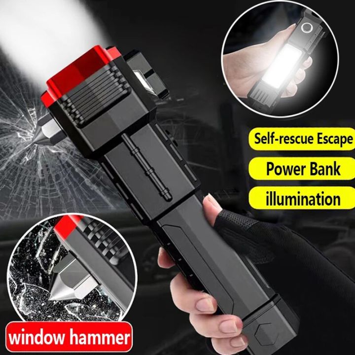 USB%20Charging%20Super%20Bright%20LED%20Flashlight%20with%20Safety%20Hammer%20Side%20Light%20Torch%20Light%20Portable%20Lantern%20Outdoor%20Adventure%20Lighting%20-%20Image%203