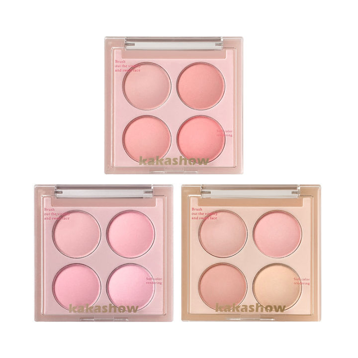 Kakashow%20Summer%20Collection%20Four-Tone%20Blush%20Natural%20Easy%20to%20Blend%20Matte%20Pigment%20Contour%20Palette%20Girly%20Blush%20Rouge%20-%20Image%205