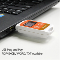 BRADOO 4X RC-5+ PDF USB Temperature Data Logger Reusable Recorder 32000 Points for Refrigeration, Cold Chain Transport.