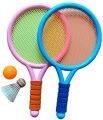 Plastic Badminton Racket/Tennis Toy For Kids-1 Set. 