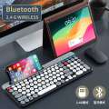 Charging 2.4G+Bluetooth the third mock examination card slot keyboard mouse set tablet notebook desktop computer universal.