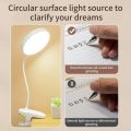 Led Table Lamp USB Rechargeable Night Light With Folding Clamp Study Stand Read Lamp Touch 3 Modes Dimming Eye Protection Light.