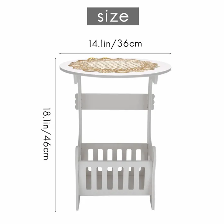 Mini%20Plastic%20Round%20Coffee%20Tea%20Table%20Room%20Storage%20Rack%20Bedside%20Table%20White%20-%20Image%202