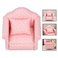 Dollhouse Mini Sofa, 1:12 Doll House Mini Sofa High Simulation for Kids for 1:12 Scale Doll House for Gifts. 