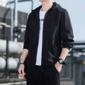 【Solo Yolo】Men's Jacket Spring and Autumn Loose Fashion Top Clothes Men's Youth Casual Hooded Jacket Windproof Jacket Men's. 