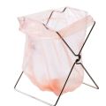 Stainless Steel Garbage Bag Shelf Home Kitchen Countertop Folding Trash Bag Bracket Holder Organizer Dishcloth Towel Rack 분리수거.