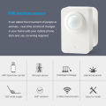 Tuya WiFi PIR Motion Sensor, Smart Home Infrared Passive Detector, Security Burglar Alarm Sensor Remote by Smart Life 128°viewing angle. 