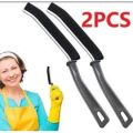 2 pcs set Crevice Cleaning Brush | Bathroom Gaps Cleaning Brush | Grout Cleaner Brush | Window Groove Brush | Multifunctional Cleaning Tool for Kitchen, Bathtub.