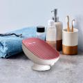 Soap Box Self-Draining Soap Storage Rack Suction Cup Soap Dish Soap Saver Tray Bathroom Artifact 20-degree Tilt. 